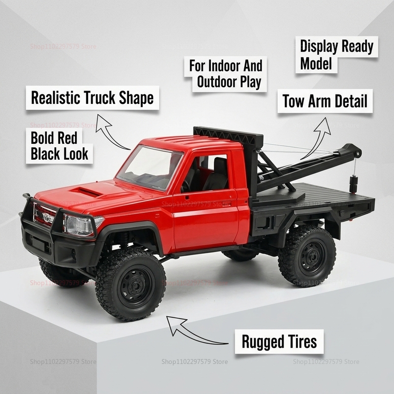 RC Rock Crawler 4x4 MN82T RC O - Dirt Brush Interior recensie en prijs