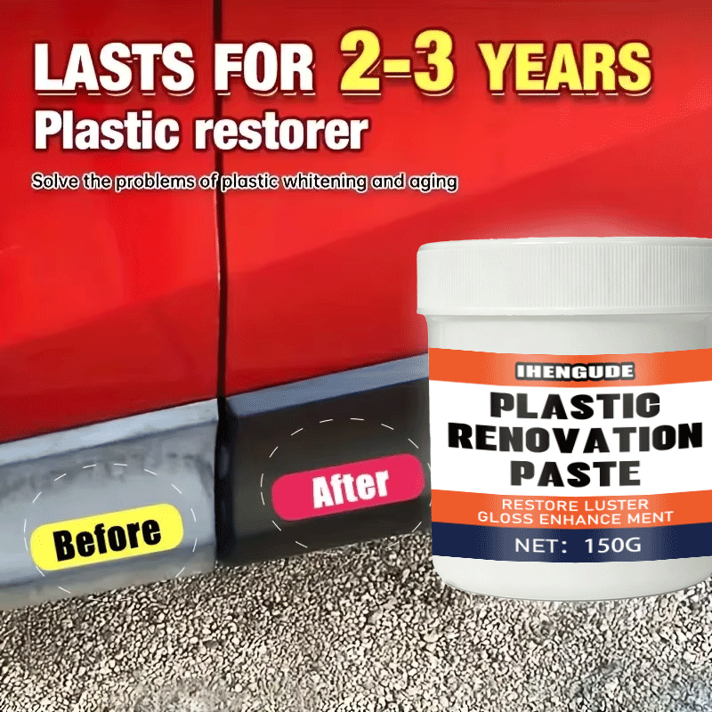 Plasticpoetswas voor auto's, p - Trim Restorer Plastic recensie en prijs