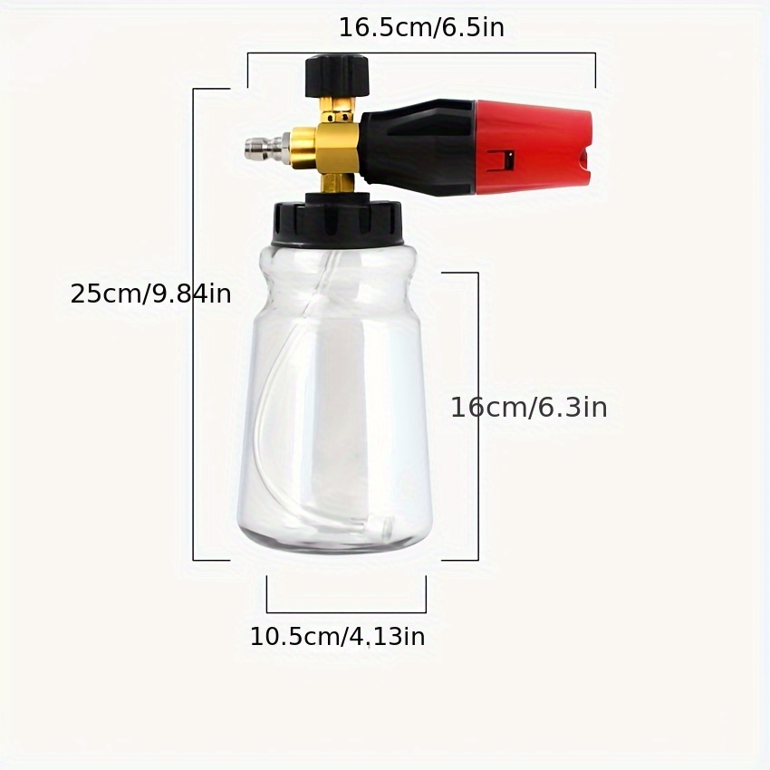 33,8 oz autowasschuimkanon - 6 - Pressure Washer Foam Gun recensie en prijs